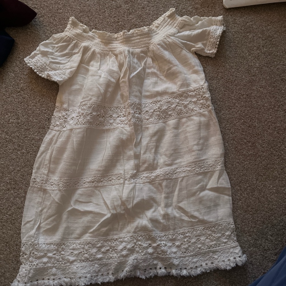 Charming Off-White Dress